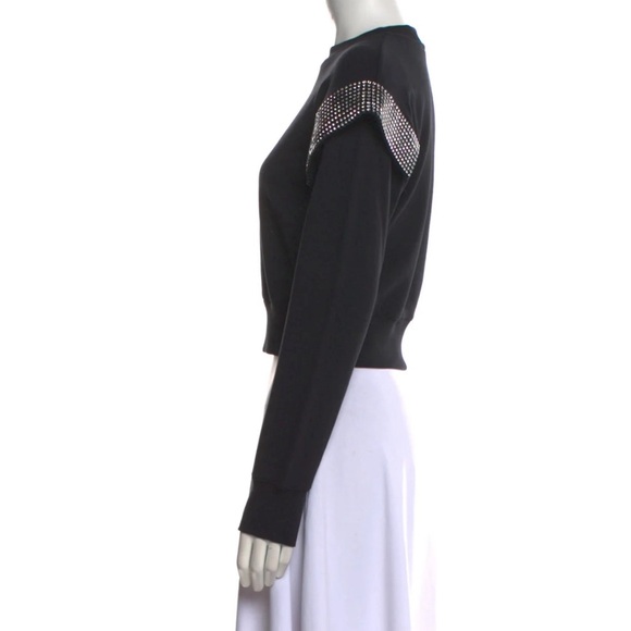 Christopher Kane Crew Neck Long Sleeve Crop Top
Black size:medium - Picture 2 of 3